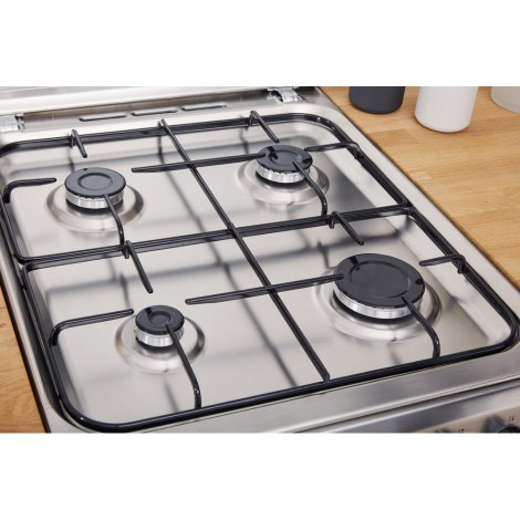 INDESIT | Cooker | IS5G1PMX/E | Hob type Gas | Oven type Gas | Stainless steel | Width 50 cm | Grilling | Depth 60 cm | 59 L - 7